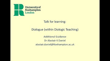 Talk clarification   Alexander