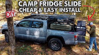 EASY! Camp Fridge Slide Install | DIY | Overland Camping | Overlander Build