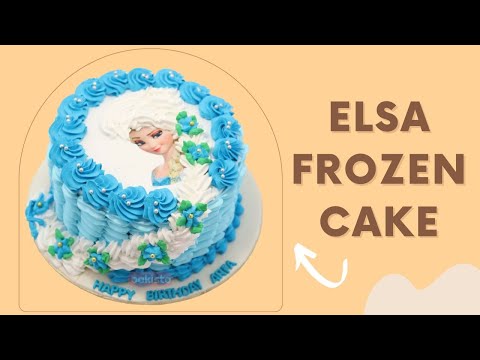 Create a Stunning Elsa Frozen Cake in Minutes | Elsa frozen theme cake  decorating | bakisto - YouTube