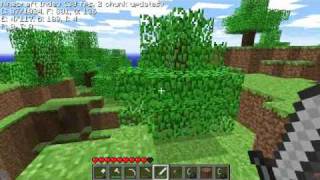 Minecraft indev Gameplay Part 1