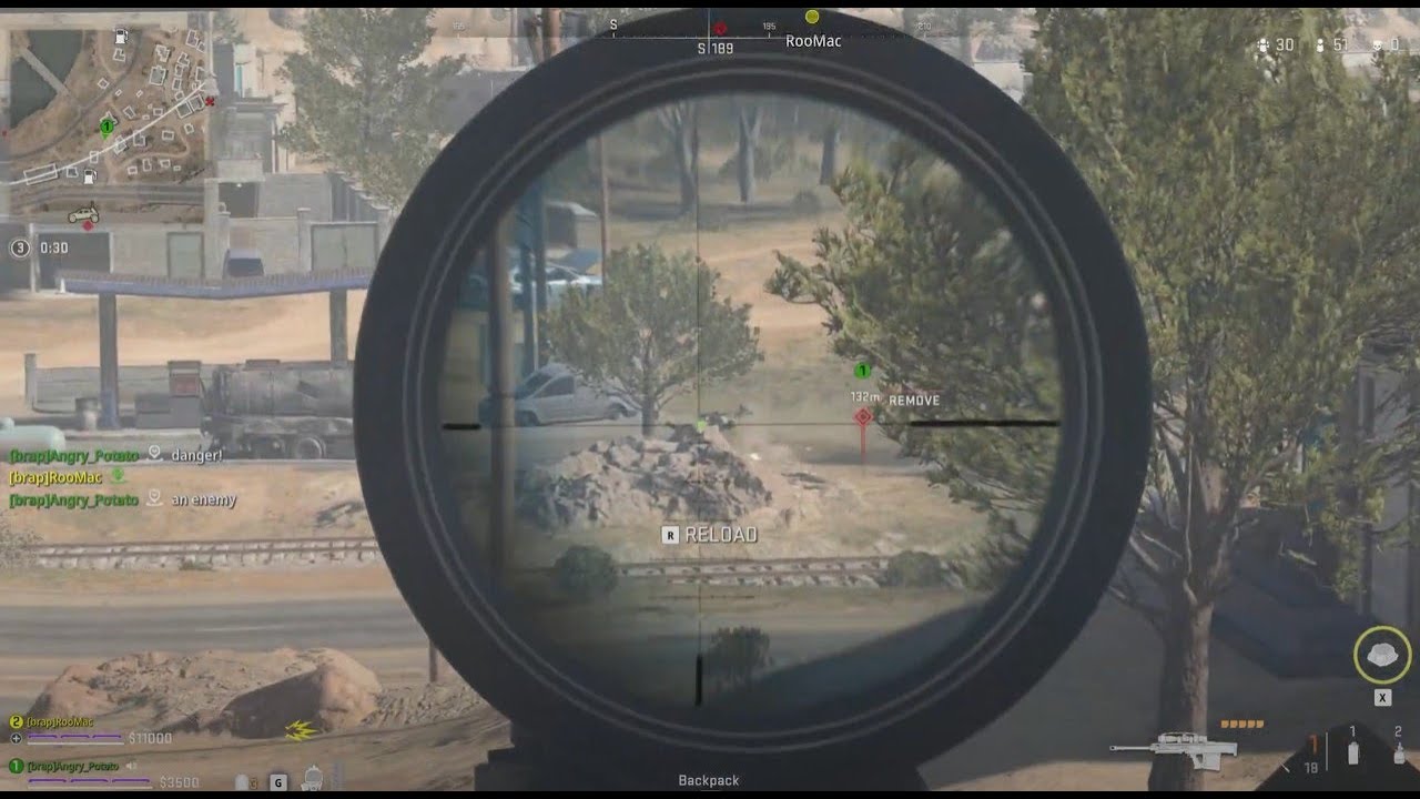 thought he was safe diving behind that rock?! ft. RooMac - CoD WarZone 2.0