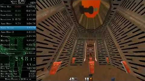 [Old] Quake II - Any% (Hard) speedrun in 0:24:04 (time without loads) - World Record