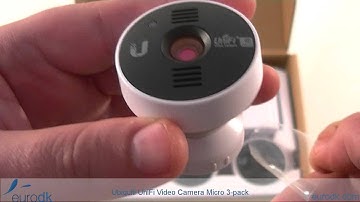 Ubiquiti UniFi Video Camera Micro 3-pack QUICK UNBOXING & SPECIFICATIONS HD