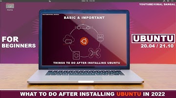 Most Important Things to Do After Installing Ubuntu 22.04 LTS | Ubuntu 2022 | For Beginners