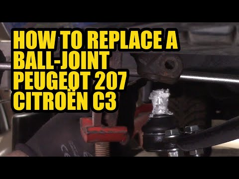 How to replace a Ball-Joint on a Peugeot 207 and Citroën C3