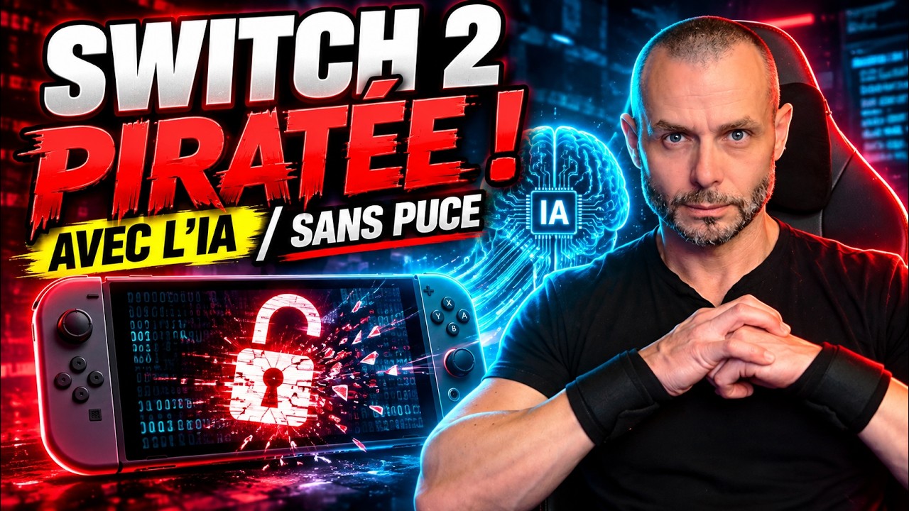 SWITCH 2 PIRATÉE SANS PUCE grâce à l'IA : NINTENDO SURPRIS !