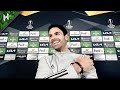 Fans free to protest AND cheer in team coach I Arsenal v Villarreal I Arteta press conference