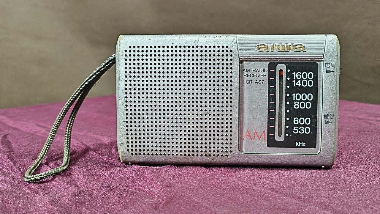 Aiwa CR-AS7 AM Receiver || SERIAL NO. S95LO14Q0618 - YouTube