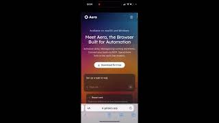 AERA APP - AI BROWSER screenshot 1