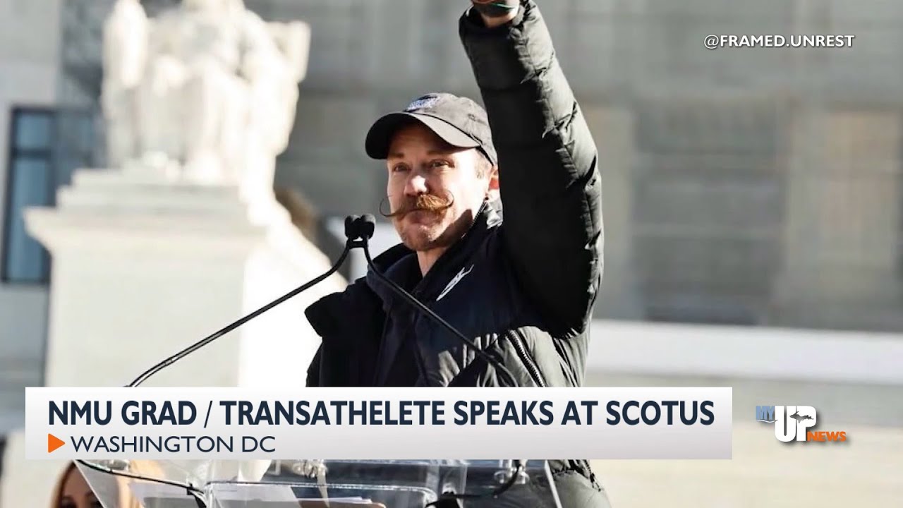 NMU alum, transathlete speaks on steps of Supreme Court in favor of trans inclusion in sports