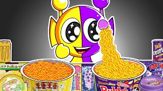 ASMR MUKBANG | Simon Convenience Store Food  Mukbang | Incredibox Sprunki