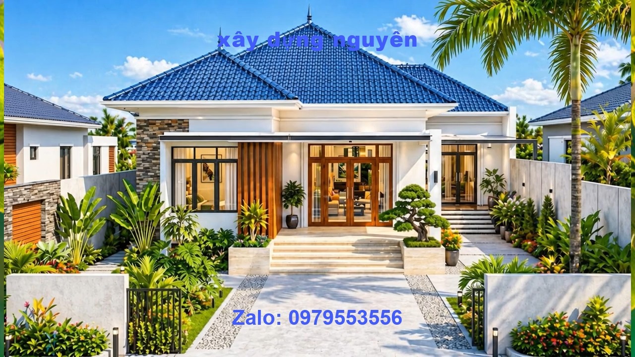 Mẫu Nhà Cấp 4 Mái Nhật Chữ L Diện Tích 10x14m Thiết Kế 3 Phòng Ngủ #nhacap4 #mainhat