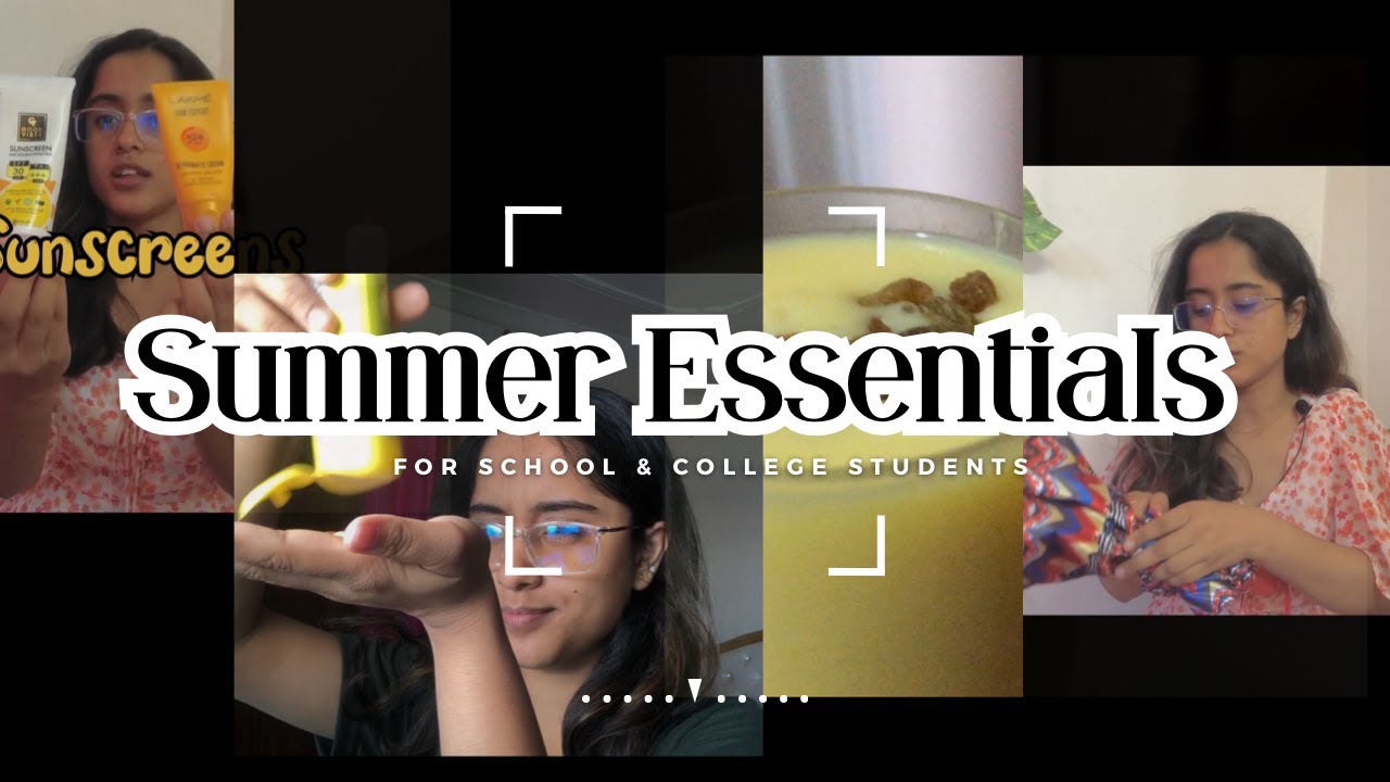 Summer Essentials For College & School students // ft. Banasthali Vidyapith