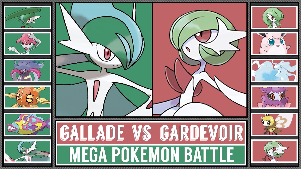 Pokemon gallade y gardevoir