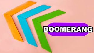 How to Make an Origami Boomerang | FLYING AND RETURNING screenshot 5