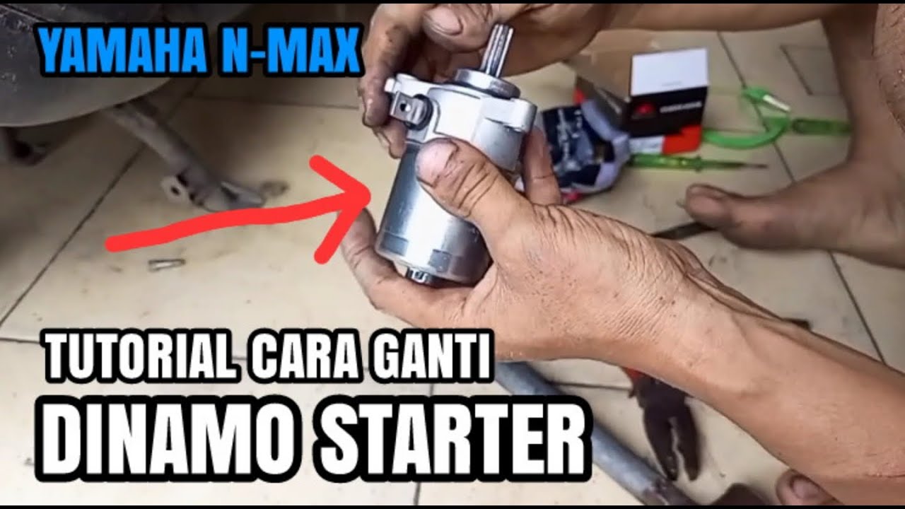 Cara ganti DINAMO STARTER Yamaha NMAX (tanpa buka bagasi)