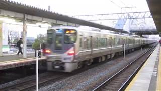 JR西日本 223系2000番台+225系0番台 新快速 敦賀行き 南草津駅  220190405