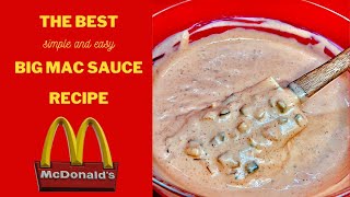 How to make homemade Big Mac Sauce