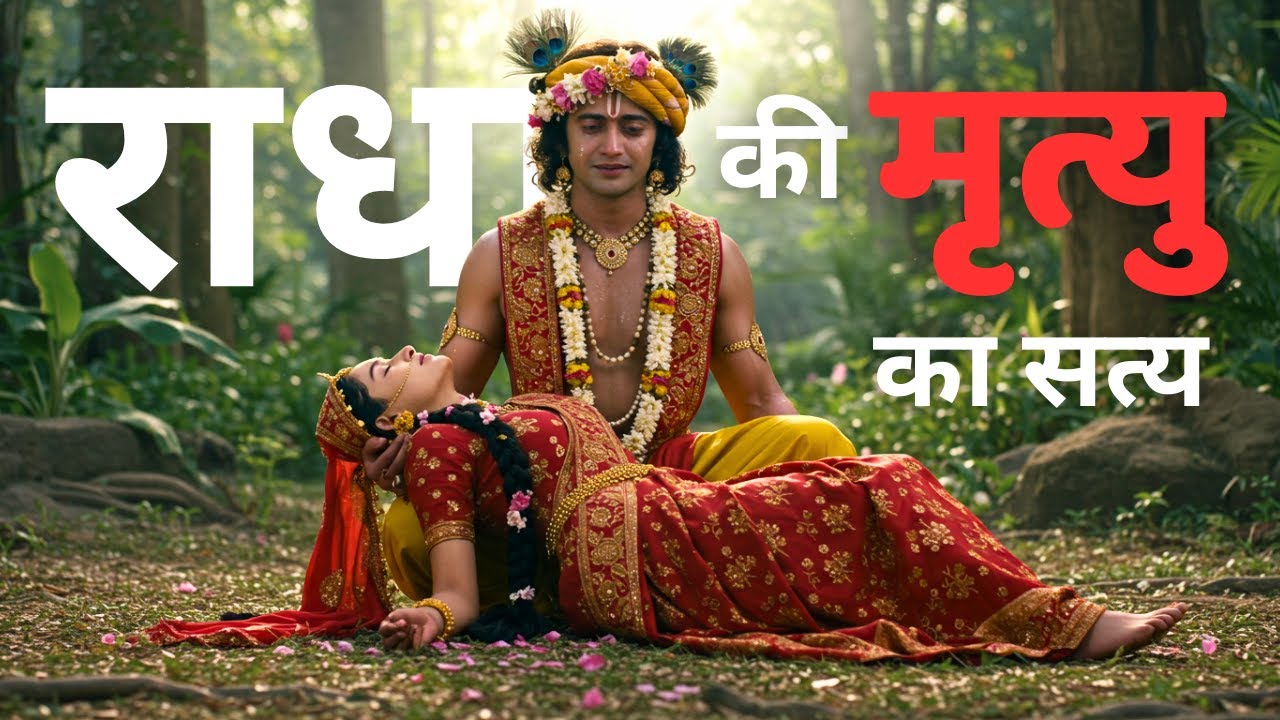 | राधा की मृत्यु का रहस्य | राधा कृष्ण की अधुरी प्रेम गाथा || Bhavya Katha