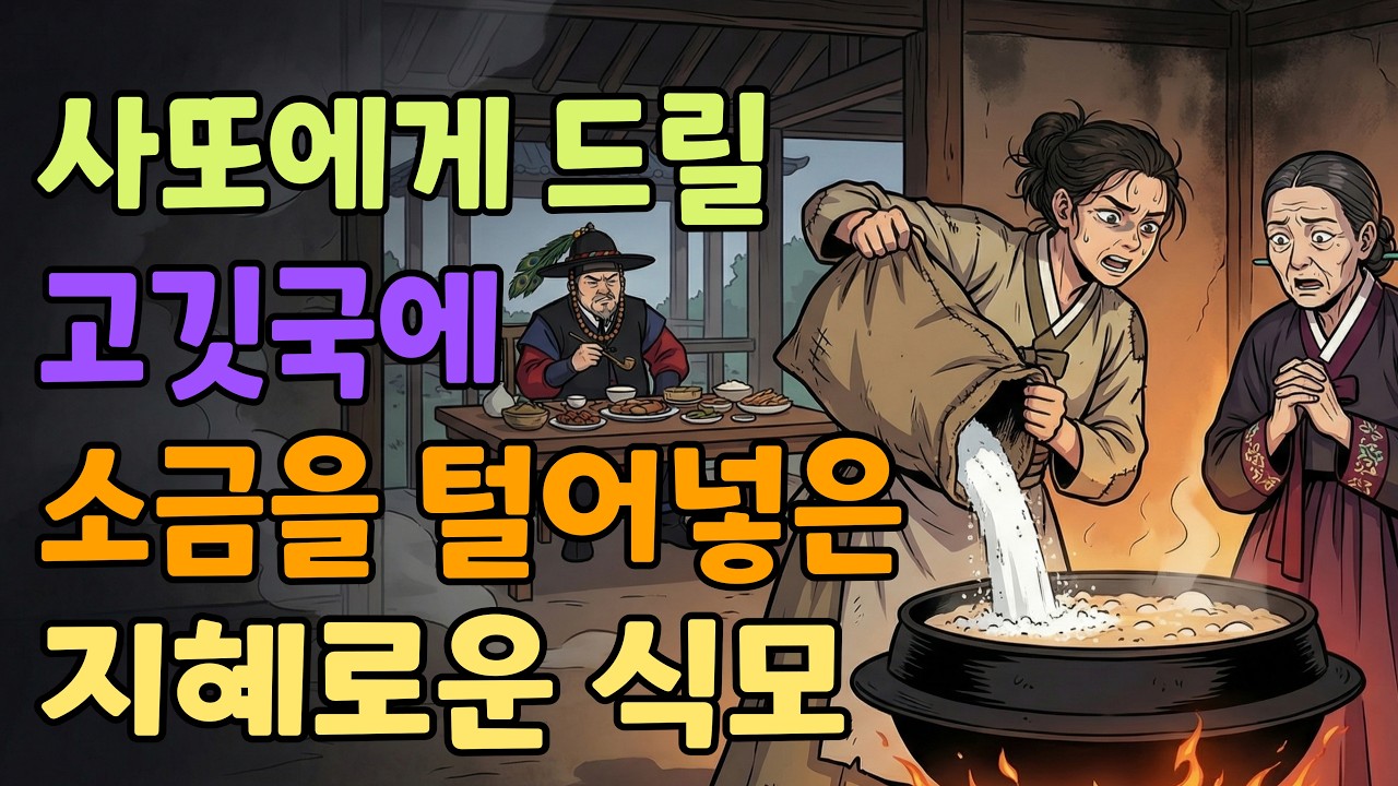 [조선야담소] 사또에게 드릴 고깃국에 소금을 털어넣은 지혜로운 식모 야담ㅣ민담ㅣ설화ㅣ전설ㅣ조선야담ㅣ옛날이야기ㅣ오디오북ㅣ수면ㅣ잠잘때ㅣ권성징악