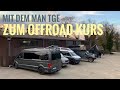 Mit dem MAN TGE 4x4 und VW California zum Offroad-Kurs - Vanlife im Gelände / Motocross Ederswiler