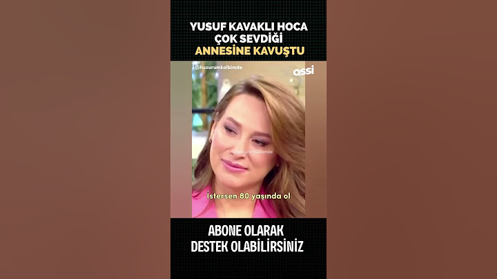 Yusuf Kavaklı Hoca Çok Sevdiği Annesine Kavuştu