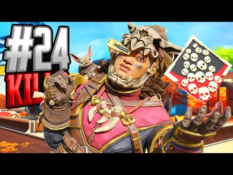 Vantage 24 KILLS and 5,400 Damage Apex Legends Gameplay Season 20