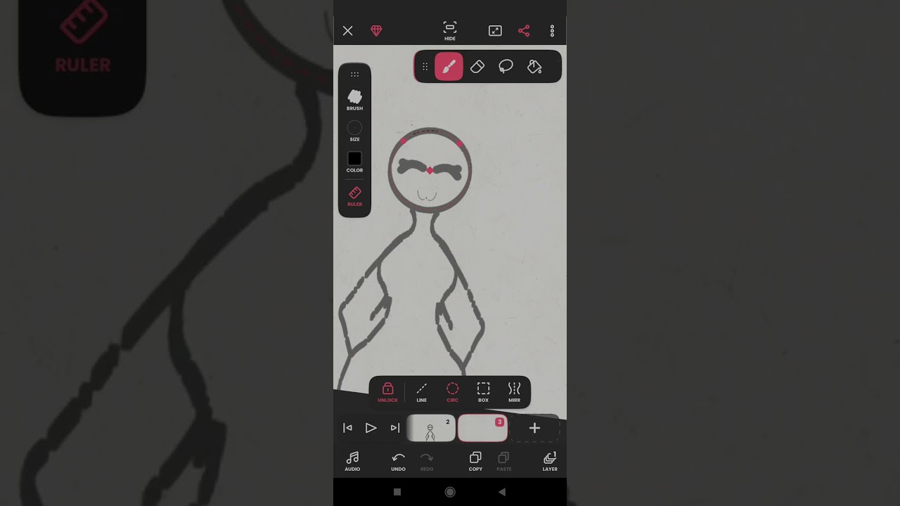 Drawing girl body ❤️