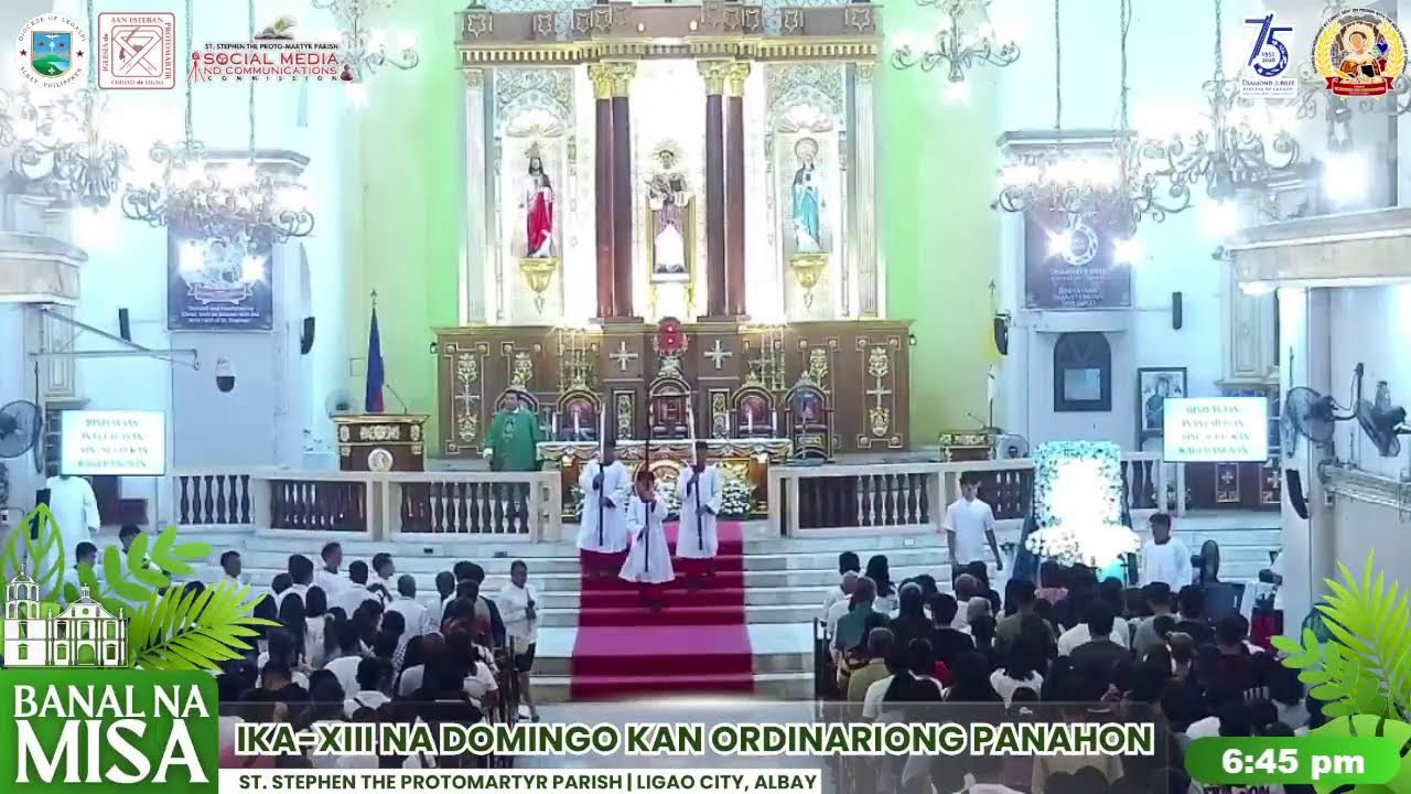 Banal na Misa | IKA-XIII NA DOMINGO KAN ORDINARIONG PANAHON