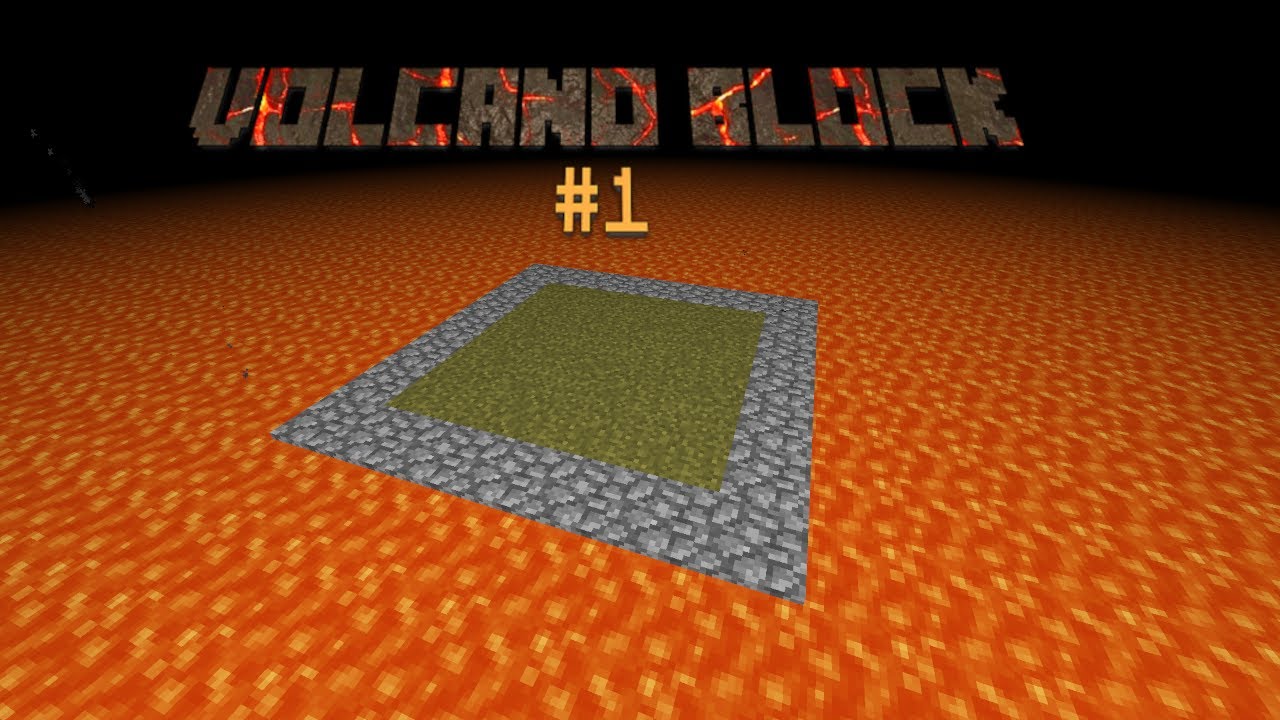 Lávový (Sky)Block Volcano Block #1
