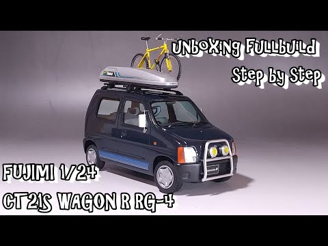 unboxing fullbuild FUJIMI 1/24 RV FIELDLINER SUZUKI CT21S