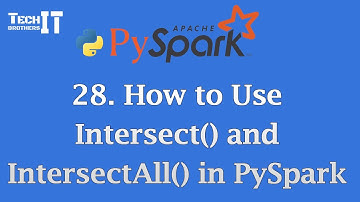 How to Use Intersect() and IntersectAll() in PySpark | Compare DataFrames Easily | PySpark Tutorial