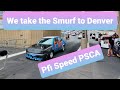 Drag Race Vw Jetta the smurf PSCA PFI speed at Bandimere Speedway.#racerabbit #the smurf