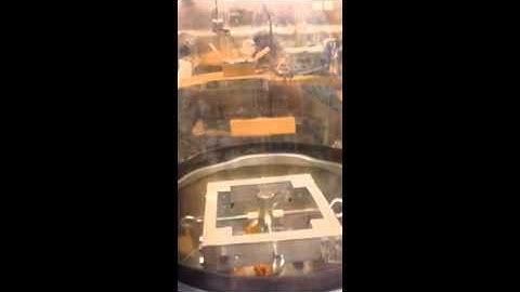 Pulsed Plasma Thruster in Vacuum Chamber