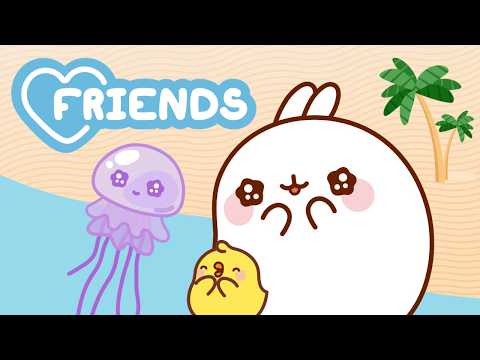 Molang Saves the Cutest Jellyfish Ever!☀️Summer Adventure