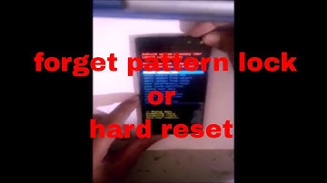 reset micromax canvas fire 3 q375, pattern /pin lock solution
