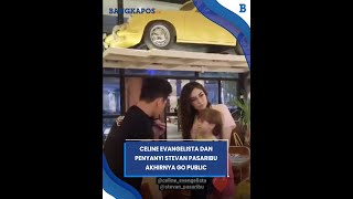 Akhirnya Go Public, Celine Evangelista dan Penyanyi Stevan Pasaribu Pamer Kemesraan