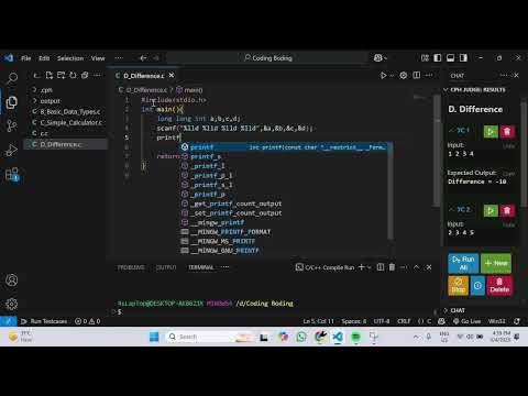Basic Codeforces Problem Solving with 'C'