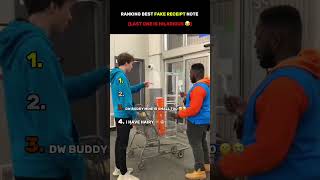Fake receipt note prank 😂 #prank #makeitviral #funny #usa