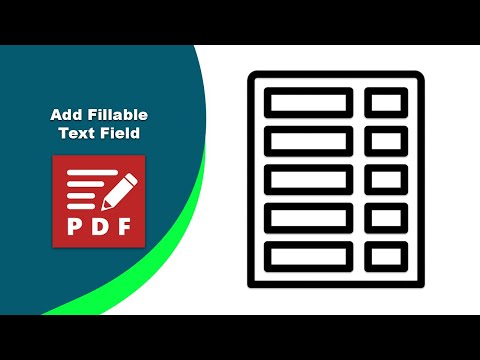 How to Insert Fillable Text Fields in Any PDF File Easily (Fillable Form) in PDF XChange Editor