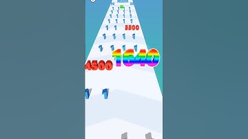 Number Run  Gameplay #shorts #numberrun  #numberrun3d  #number #run #funart #tiktokart #gameplay