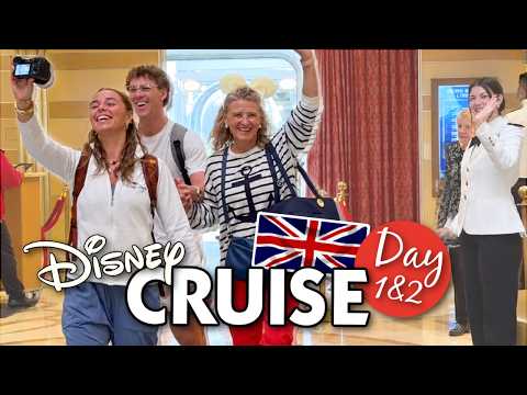 Boarding the Ship in England! Days 1 and 2 of our 13-Day Transatlantic Disney Dream Cruise