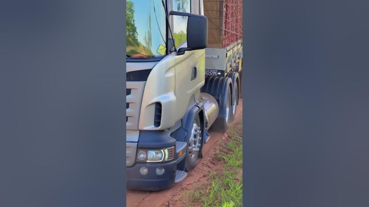 Traseira arqueada: caminhão do influencer Nelio Dgrazi volta à