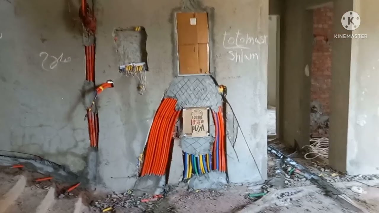 تأسيس كهرباء  فيلا 6 أكتوبر الشيخ زايد والمهندس عمل ايه