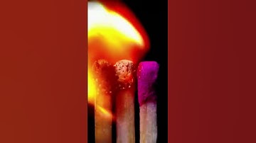 "Slow Motion Matchstick Burning 🔥 | Beautiful Fire Ignition Close-up | Match Light Reaction"