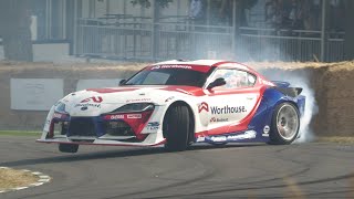 Toyota Supra A90 With 2Jz Engine Swap! Piotr Więcek's Insane Drift Car @ Goodwood Festival Of Speed