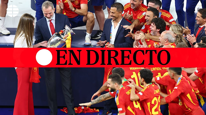 🔴 DIRECTO | La selección española celebra su victoria en la Eurocopa por las calles de Madrid