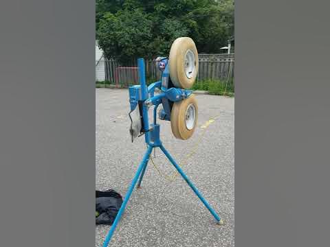 Jugs curveball pitching machine 3rd video - YouTube