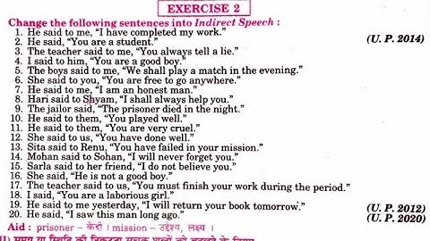 Indirect Part 3 from Class 12 Excellent Book explained & solved by Ramesh Sir