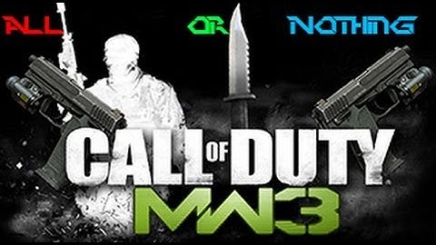 MW3 All Or Nothing 20-2 Knife Only RTF #1 (Road To Flawless)